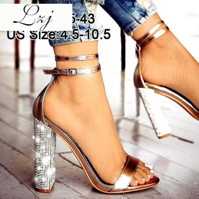Womens Heels Ankle Strap Pumps Square Lady Rhinestone High Sandals Tacones Salto 35-43 Dress Shoes, Black
Womens Heels Ankle Strap Pumps Square Lady Rhinestone High Sandals Tacones Salto 35-43 Dress Shoes, Black