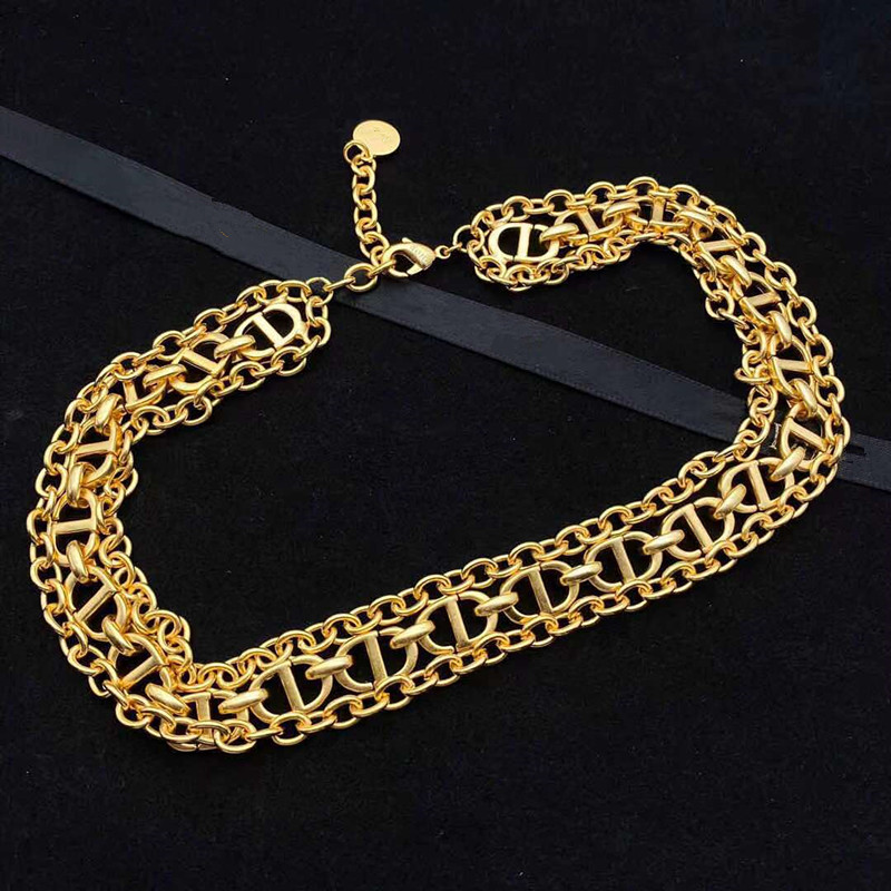 Fashion Double row CD Letter Interlocking Gold Bracelet Suitable for Women's Wedding Gift Bracelet Jewelry, Black
Fashion Double row CD Letter Interlocking Gold Bracelet Suitable for Women's Wedding Gift Bracelet Jewelry, Black