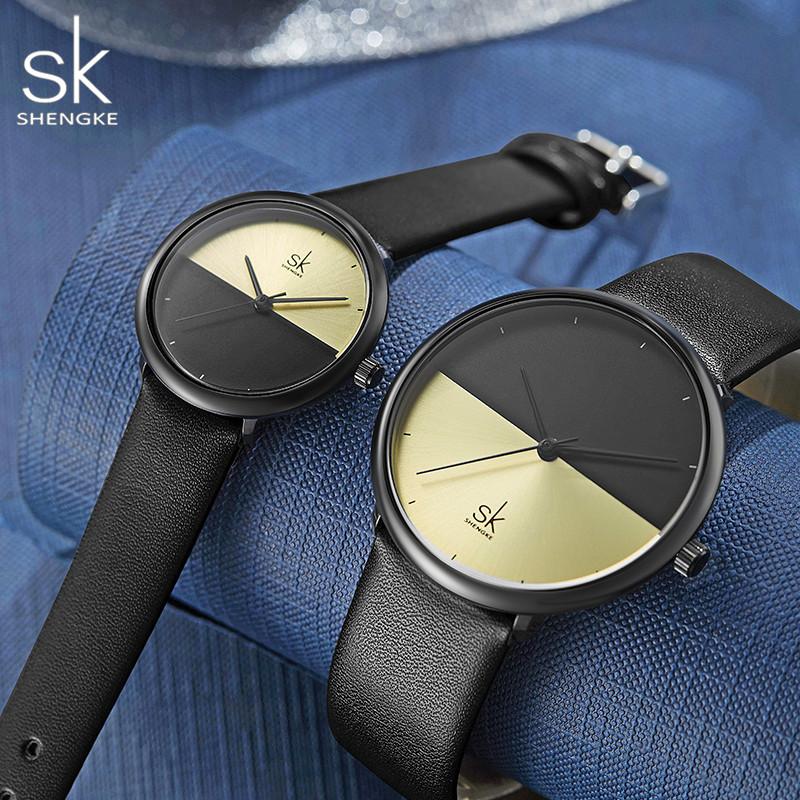 Wristwatches Casual Fashion Gifts Couple Watches Gold Women Wristwatch Unisex Men Lover Style Appointment Semicircular Dichroism Design, Blue pair
Wristwatches Casual Fashion Gifts Couple Watches Gold Women Wristwatch Unisex Men Lover Style Appointment Semicircular Dichroism Design, Blue pair