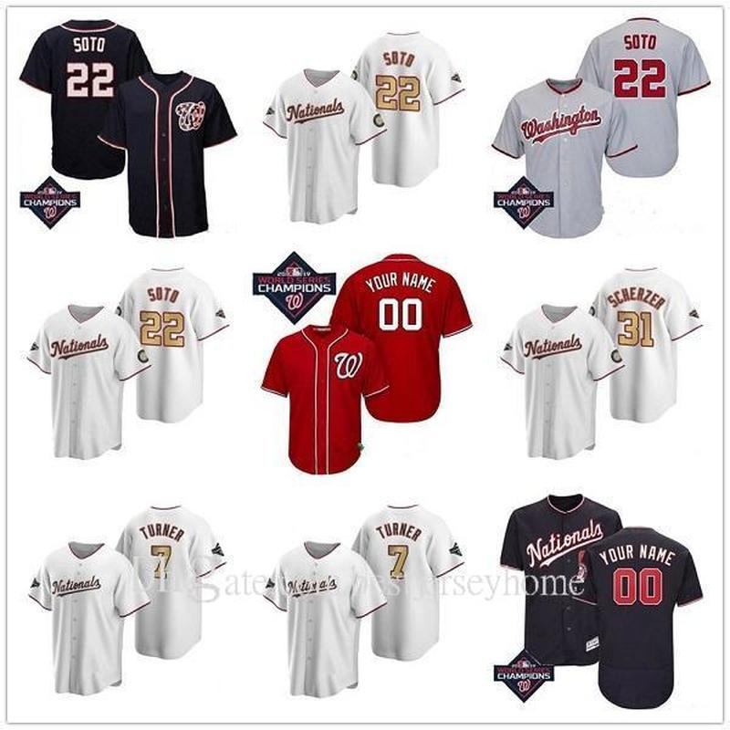 2020 New 31 Max Scherzer #7 Trea Turner 37 Stephen Strasburg 22 Juan Soto Men Women Youth Custom Authentic Baseball Jersey, Blue;black
2020 New 31 Max Scherzer #7 Trea Turner 37 Stephen Strasburg 22 Juan Soto Men Women Youth Custom Authentic Baseball Jersey, Blue;black