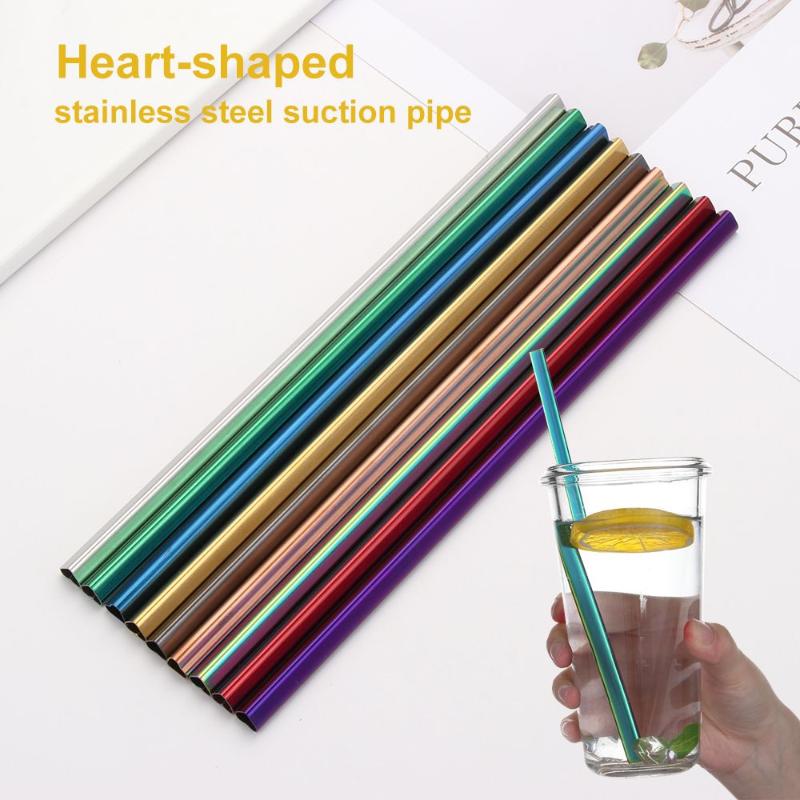 Drinking Straws Eco-friendly Kitchen Accessories Portable Stainless Steel Metal Straw Reusable Bar Tool
Drinking Straws Eco-friendly Kitchen Accessories Portable Stainless Steel Metal Straw Reusable Bar Tool