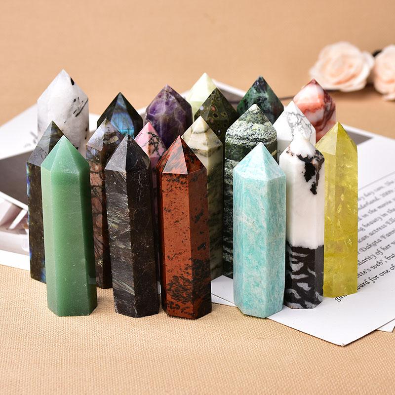 Decorative Objects & Figurines 36 Color Natural Stones And Crystals Point Amethyst Quartz Reiki Healing Stone Tower Obelisk Energy Ore Miner
Decorative Objects & Figurines 36 Color Natural Stones And Crystals Point Amethyst Quartz Reiki Healing Stone Tower Obelisk Energy Ore Miner