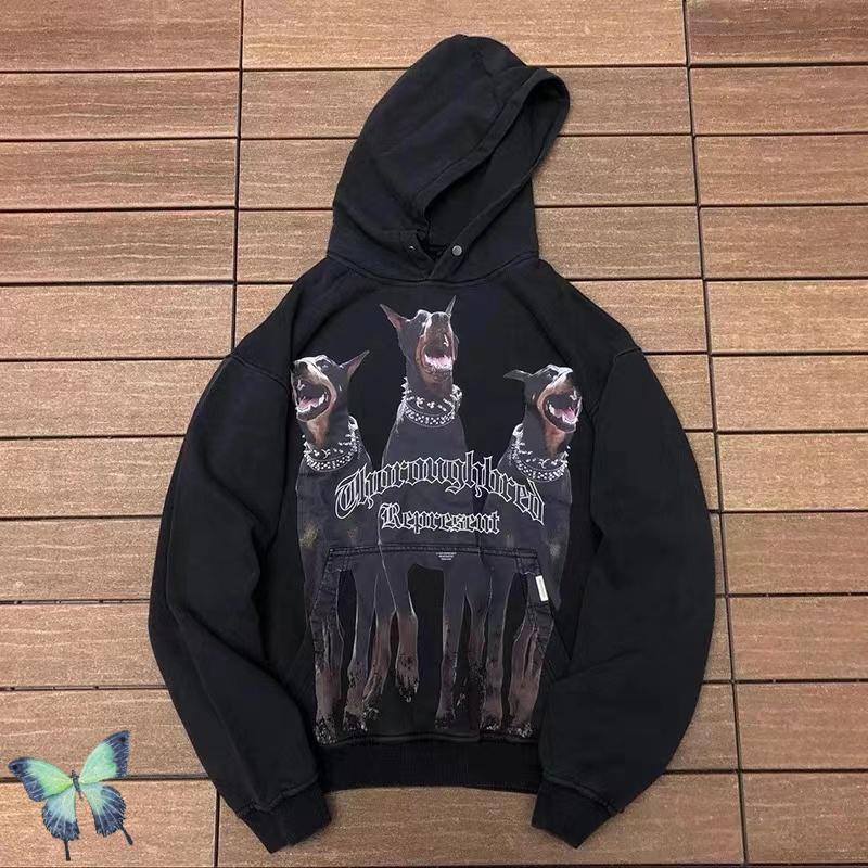 Men' Hoodies & Sweatshirts REPRESENT Retro Black Hooded Doberman Hound High Street Vintage Dog Hoodie Sweatshirt, R193
Men' Hoodies & Sweatshirts REPRESENT Retro Black Hooded Doberman Hound High Street Vintage Dog Hoodie Sweatshirt, R193