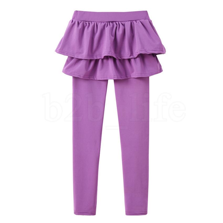 2022 new Multi-color Kid Girl Skirt Pants Spring solid color Leggings Girls Clothes Children Kids Trousers Leggings Pants princess dress