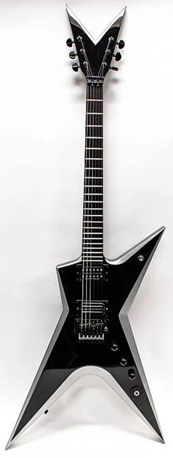 Burn Dime Stealth Dimebag Darrell Black Metallic Silver Electric Guitar Floyd Rose Tremolo Bridge, BlackHardware, Grover Tuners
Burn Dime Stealth Dimebag Darrell Black Metallic Silver Electric Guitar Floyd Rose Tremolo Bridge, BlackHardware, Grover Tuners