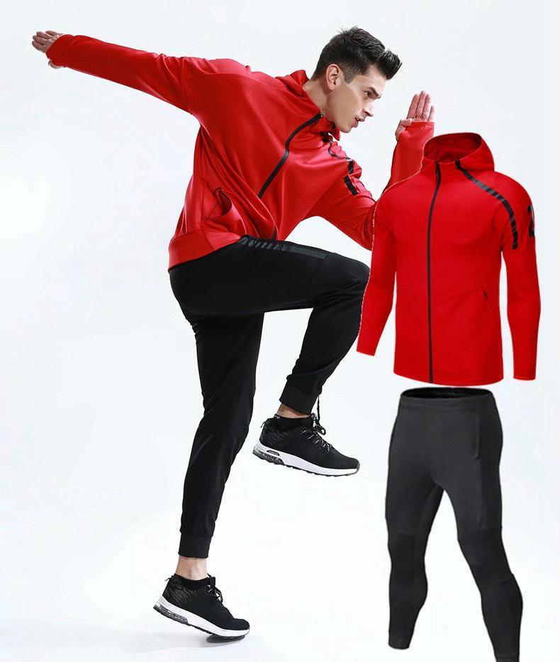 Running Sets Sport Suit Autumn Winter Men Basketball Soccer Hoodie Jackets Long Sleeve 23 Print Tracksuit Training Football Suits, Black;blue
Running Sets Sport Suit Autumn Winter Men Basketball Soccer Hoodie Jackets Long Sleeve 23 Print Tracksuit Training Football Suits, Black;blue