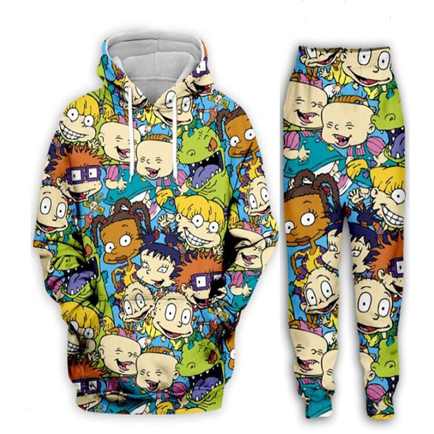 New Fashion Cartoon 90's Rugrats 3d Print Hip Hop Sweatshirt hoodies Long Men Women Clothing Pullover Hooded Suits (1PAC) WF023, As the picture shows 2
New Fashion Cartoon 90's Rugrats 3d Print Hip Hop Sweatshirt hoodies Long Men Women Clothing Pullover Hooded Suits (1PAC) WF023, As the picture shows 2