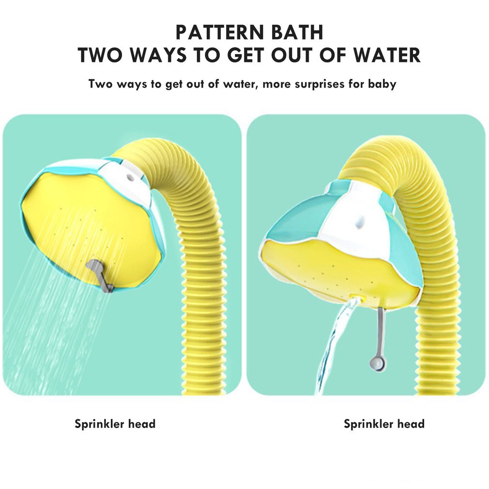 Babyboard Toys Electric Elephant Animal Sucker Electric shower Rain Head Plastic Children Game Water Cloud