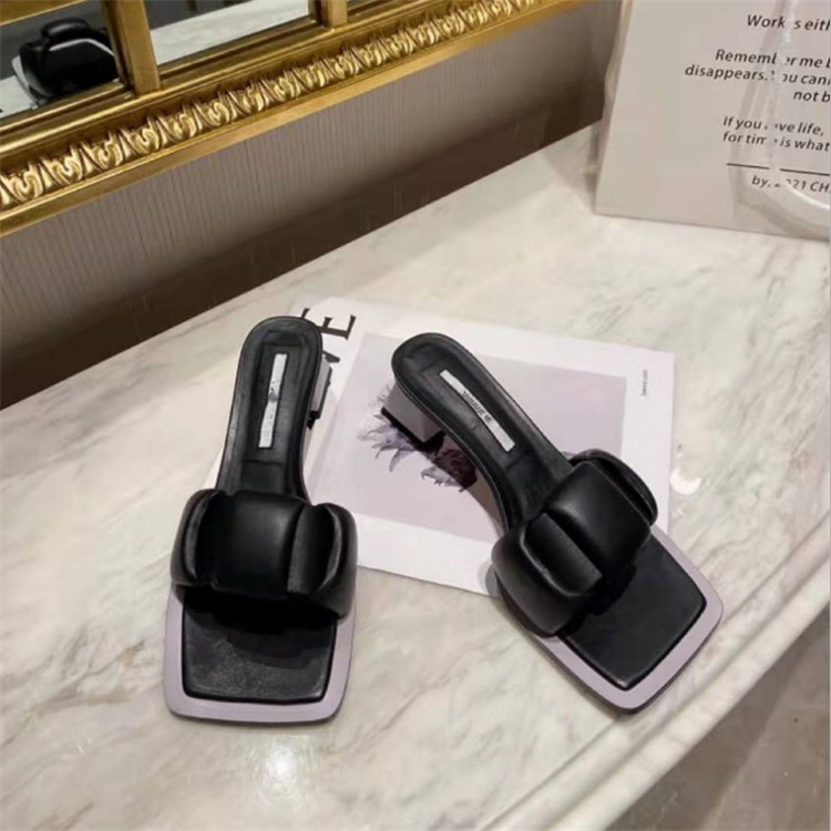 Summer New Women Slipper Peep Toe Thin High Heel Sandal Shoes Ladies High Quality PU Leather Slides Pumps, Green
Summer New Women Slipper Peep Toe Thin High Heel Sandal Shoes Ladies High Quality PU Leather Slides Pumps, Green