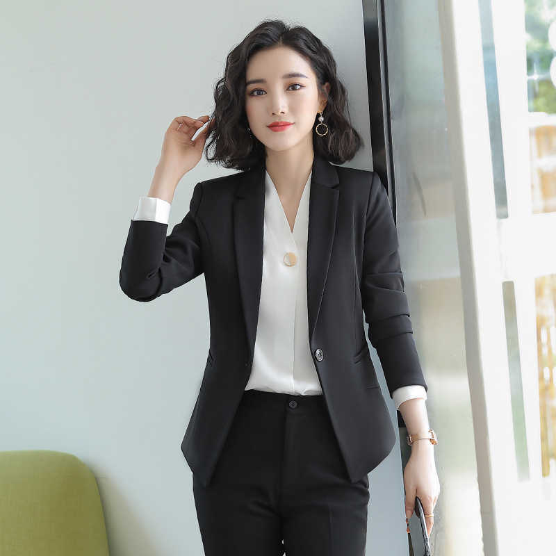 Temperament business office ladies suit autumn slim long-sleeved black jacket female Joker pants Women's 210527, Pants and suit-a
Temperament business office ladies suit autumn slim long-sleeved black jacket female Joker pants Women's 210527, Pants and suit-a