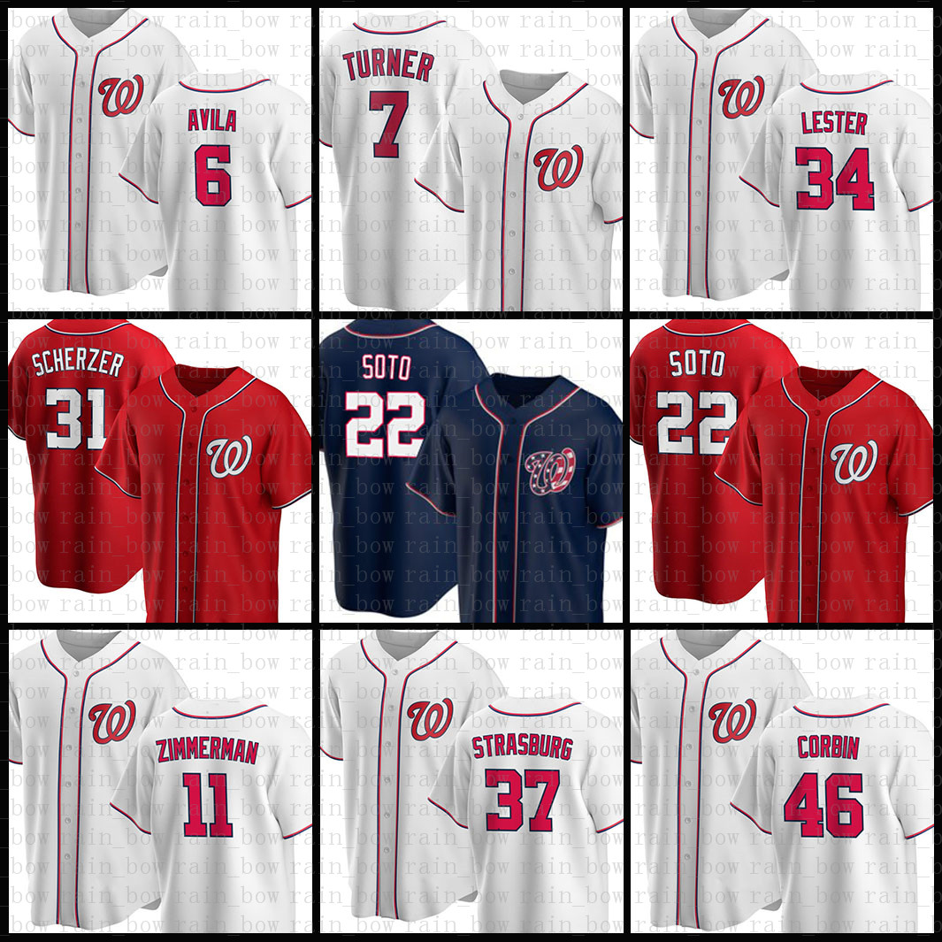 22 Juan Soto ashington Custom Nationals Baseball Jersey Max Scherzer Trea Turner Anthony Rendon Bryce Stephen Strasburg Harper Corbin Yellow, Blue;black
22 Juan Soto ashington Custom Nationals Baseball Jersey Max Scherzer Trea Turner Anthony Rendon Bryce Stephen Strasburg Harper Corbin Yellow, Blue;black