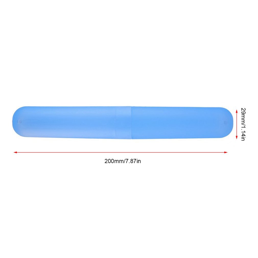 Buy 1 Get 1 Free Portable toothbrush Cover Holder Outdoor Travelling Camping Toothrush Cap Case Protecting Random Colour
