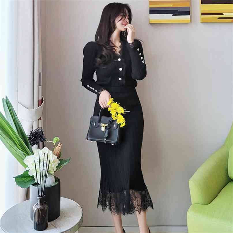 knitting 2 piece suit korean ladies winter Sexy Long SLeeve Sweater Black tops and LOng maxi Skirt club Sets for women china 210602, Black suit (sweater)
knitting 2 piece suit korean ladies winter Sexy Long SLeeve Sweater Black tops and LOng maxi Skirt club Sets for women china 210602, Black suit (sweater)