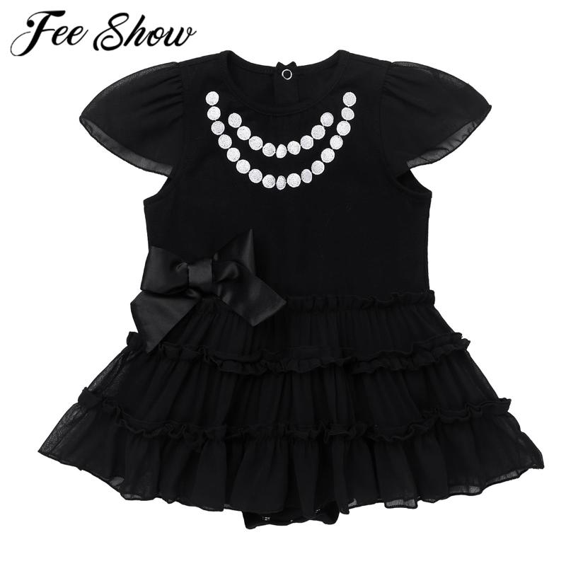 Girl's Dresses Born Baby Girls Black Chiffon Infant Short Sleeve Bowknot Mesh Tutu Romper Dress One-Piece Jumpsuits For 0-18 Months
Girl's Dresses Born Baby Girls Black Chiffon Infant Short Sleeve Bowknot Mesh Tutu Romper Dress One-Piece Jumpsuits For 0-18 Months