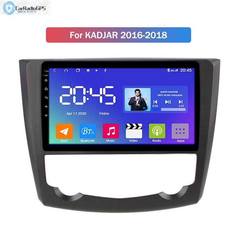 Car Dvd Player for Renault KADJAR 2016-2018 Capative Screen GPS NAVIGATION 10 Inch Android 10 CARPLAY Mirror Link Support Digital Tv