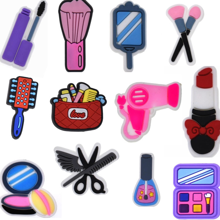 Pvc Makeup Cosmetic Shoe Decorations Parts Accessories Buckle for Croc Charms Clog Wristband Buttons Charm gift
Pvc Makeup Cosmetic Shoe Decorations Parts Accessories Buckle for Croc Charms Clog Wristband Buttons Charm gift
