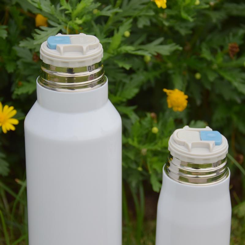 Local Warehouse 17oz 33oz Sublimation Bullet Tumbler Blanks White Bullets Bottle Stainless Steel Travel Mugs Customized DIY Double Insulated Bottles B