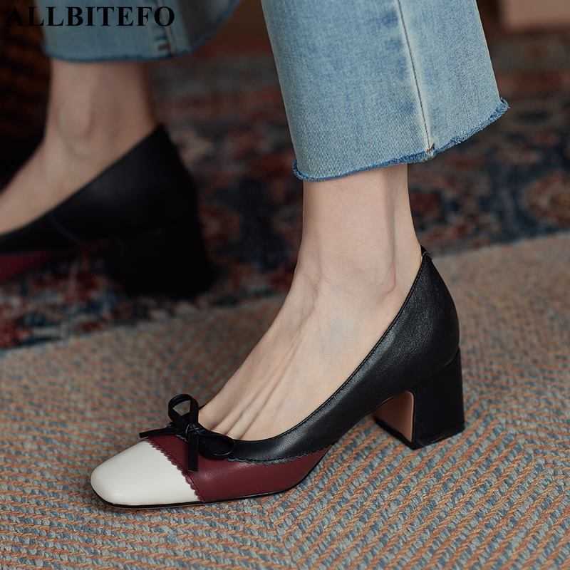 ALLBITEFO Size 33-43 Mixed Colors Bow Design Soft Genuine Leather Women Heels Shoes Fashion High Heel Shoes Girls High Heels 210611, As picture
ALLBITEFO Size 33-43 Mixed Colors Bow Design Soft Genuine Leather Women Heels Shoes Fashion High Heel Shoes Girls High Heels 210611, As picture