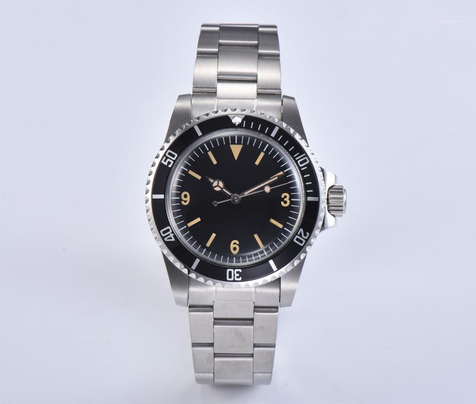 Watch Men's 39.5mm Antique 1960 Retro Japanese NH35 Movement Black Sterile Dial Aluminum Plate Bezel Luminous Wristwatches
Watch Men's 39.5mm Antique 1960 Retro Japanese NH35 Movement Black Sterile Dial Aluminum Plate Bezel Luminous Wristwatches