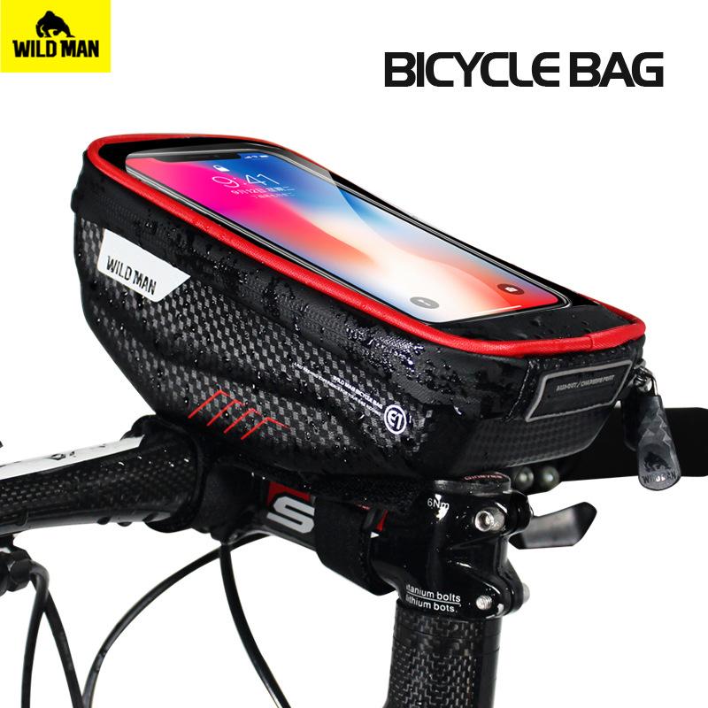 Cell Phone Mounts & Holders WILD MAN Rainproof Top Front Tube Bag Bike Frame Holder Cycling Mobile Case Bicycle
Cell Phone Mounts & Holders WILD MAN Rainproof Top Front Tube Bag Bike Frame Holder Cycling Mobile Case Bicycle