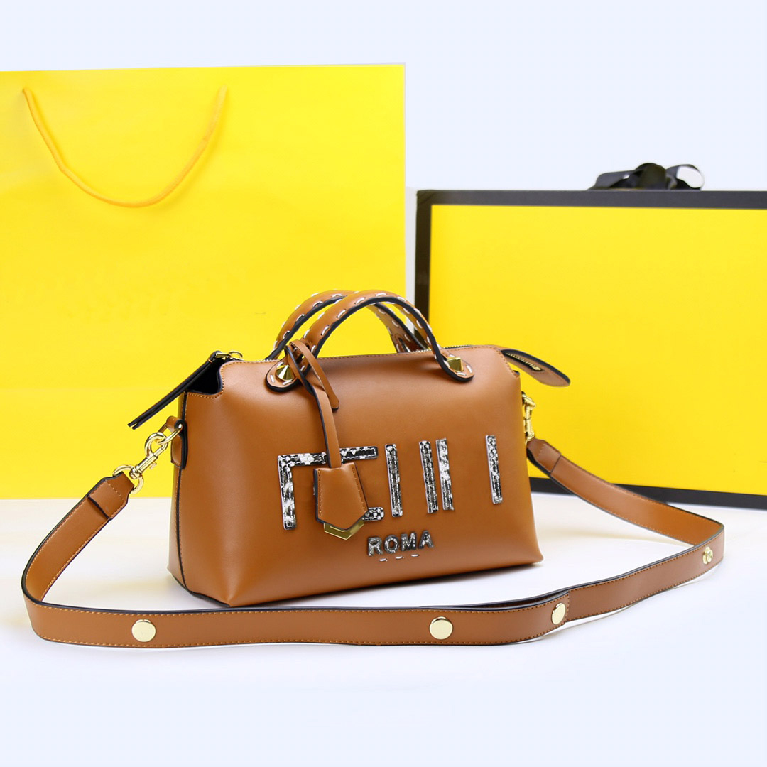 Boston Shoulder Bags Women crossbody bag leather material letters with decoration casual style design handbag size 28cm*12cm*17cm, 13 #
Boston Shoulder Bags Women crossbody bag leather material letters with decoration casual style design handbag size 28cm*12cm*17cm, 13 #