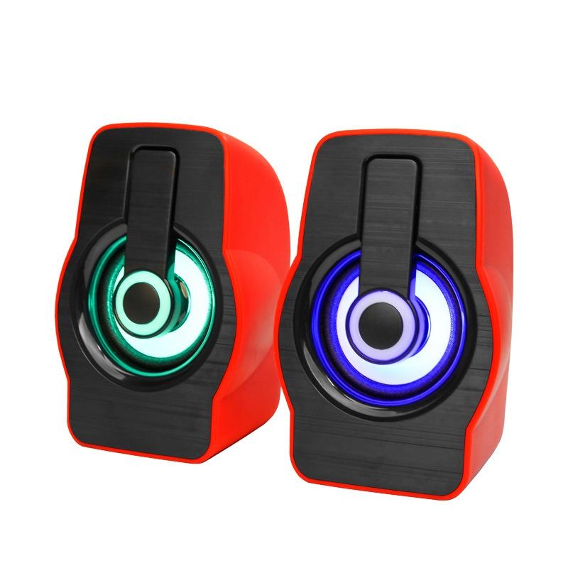 Portable Speakers Speaker For Laptops And Mobile Phones Computer Stereo LED Backlight 3.5MM Audio Jack, USB Interface
Portable Speakers Speaker For Laptops And Mobile Phones Computer Stereo LED Backlight 3.5MM Audio Jack, USB Interface