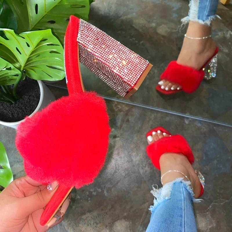 Sandals Crystal Shoes Woman Summer 2021 Women Fur Rubber High Heel Platform Outdoor Leisure Slippers Banquet Party YU4U, Beige
Sandals Crystal Shoes Woman Summer 2021 Women Fur Rubber High Heel Platform Outdoor Leisure Slippers Banquet Party YU4U, Beige