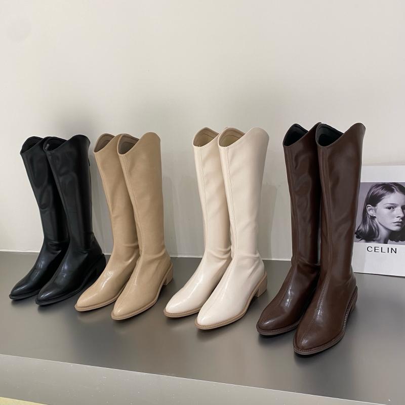 Boots Long Western Cowboy Boot Women's Shoes Rider Spring And Autumn