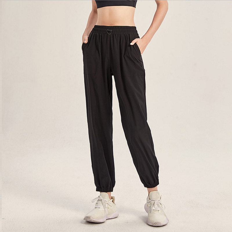 2022 new lu yoga pants women' solid color loose pants high elasticity comfortable soft ultra light fitness running yoga group pants lu-6219 With logo, Black
2022 new lu yoga pants women' solid color loose pants high elasticity comfortable soft ultra light fitness running yoga group pants lu-6219 With logo, Black