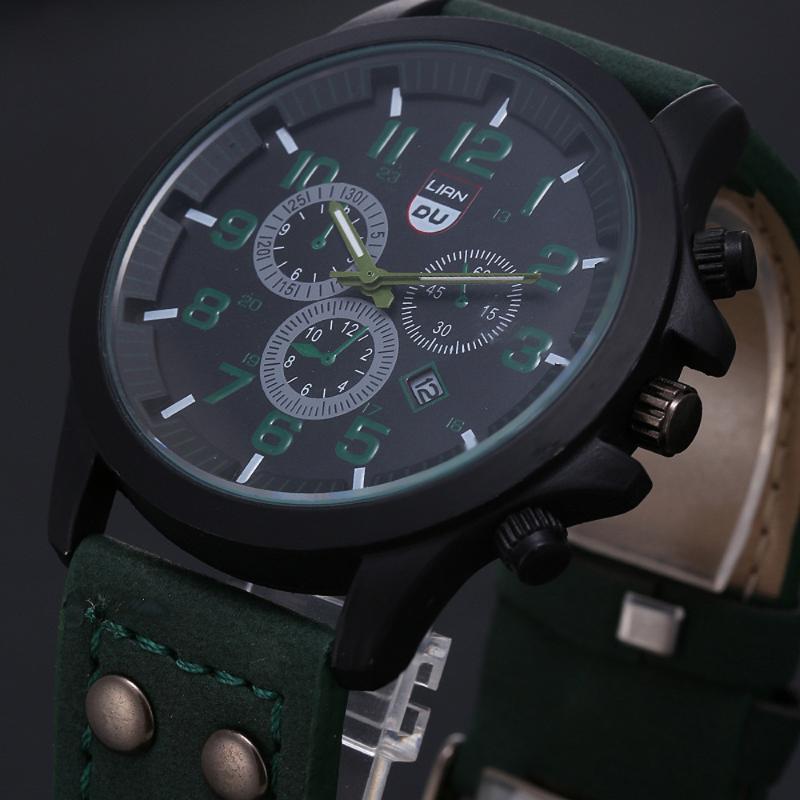 Wristwatches 2021 Men's Wrist Watch Military Leather Waterproof Date Quartz Analog Watches The Mens', Slivery;brown
Wristwatches 2021 Men's Wrist Watch Military Leather Waterproof Date Quartz Analog Watches The Mens', Slivery;brown