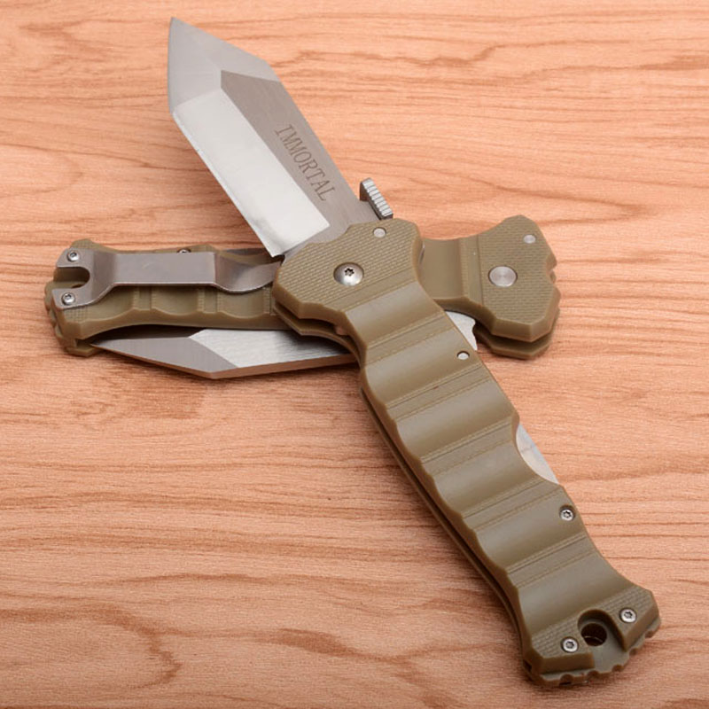 IMMORTAL Eternal CS Cold Folding High End Outdoor Survival Camping And Mountaineering Handle Small Knife 85Fb69