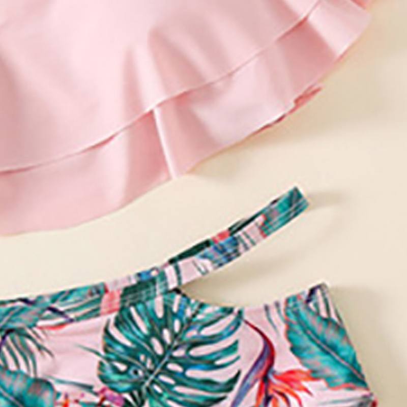 Family Matching Swimsuit Mother Daughter Swimwear Mommy and Me Beach Dress Clothes Outfits Father Son Swim Trunks 210429