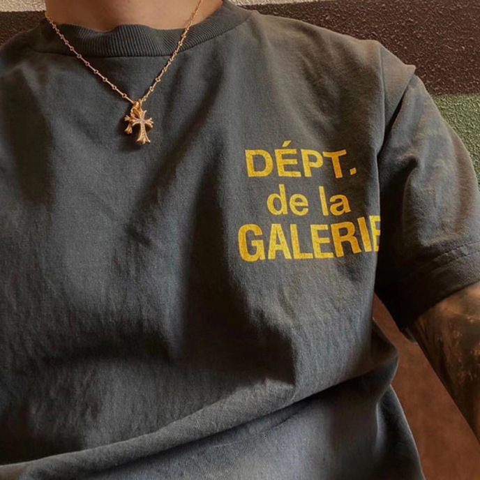Gallery Dept. Vintage T-shirt French Tee Mens Casual Cotton T shirts Summer Shirt Men Women Hip Hop Streetwear YW01 su_good
Gallery Dept. Vintage T-shirt French Tee Mens Casual Cotton T shirts Summer Shirt Men Women Hip Hop Streetwear YW01 su_good