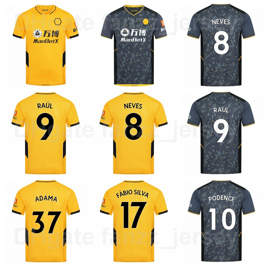 Wolves 2021 2022 Wolverhampton Wanderers 7 NETO Soccer Jersey 9 RAUL 10 PODENCE 16 COADY 28 MOUTINHO 15 BOLY Home Black Yellow Football Shir
Wolves 2021 2022 Wolverhampton Wanderers 7 NETO Soccer Jersey 9 RAUL 10 PODENCE 16 COADY 28 MOUTINHO 15 BOLY Home Black Yellow Football Shir