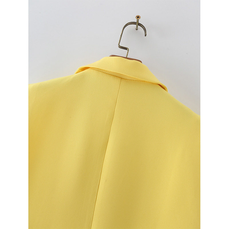 Women Vest Coat V-Neck Sleeveless Button Oversize Blazer Style Fashion Casual Chic Lady Coats 210517