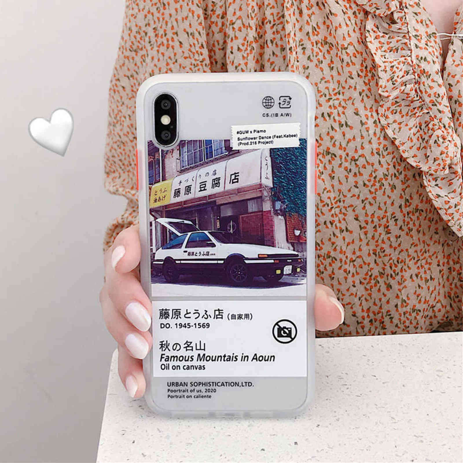 Japan Classic Comic Initial D JDM AE86 Phone Case For iPhone 11 12 Pro X XR XS Max 8 7 plus Luxury skin feel Matte PC Cover Y1028
Japan Classic Comic Initial D JDM AE86 Phone Case For iPhone 11 12 Pro X XR XS Max 8 7 plus Luxury skin feel Matte PC Cover Y1028