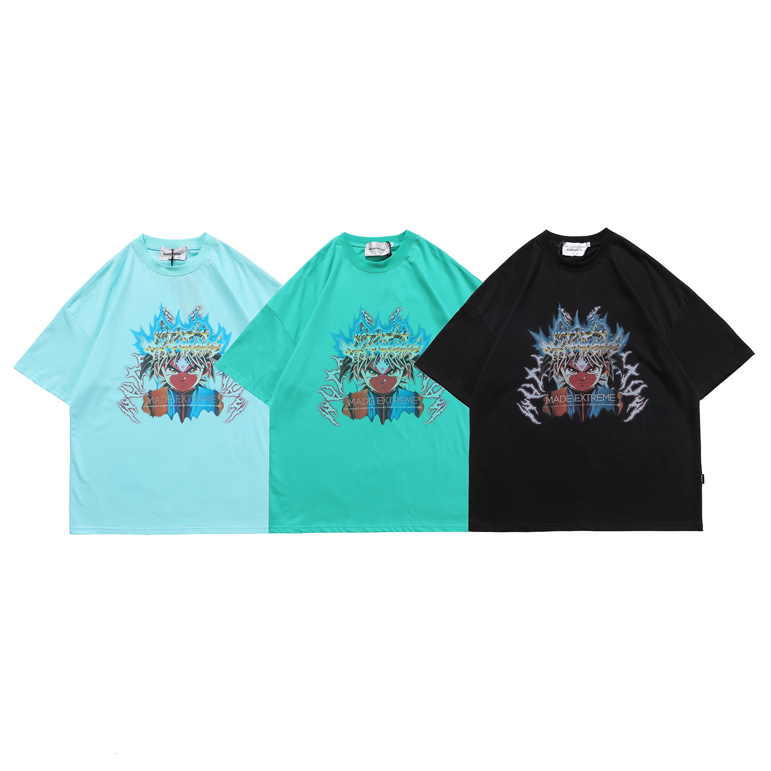 fashion t shirt guochao two dimensional cartoon animation stamping printing short sleeve men's loose round collar niche tee, White;black
fashion t shirt guochao two dimensional cartoon animation stamping printing short sleeve men's loose round collar niche tee, White;black