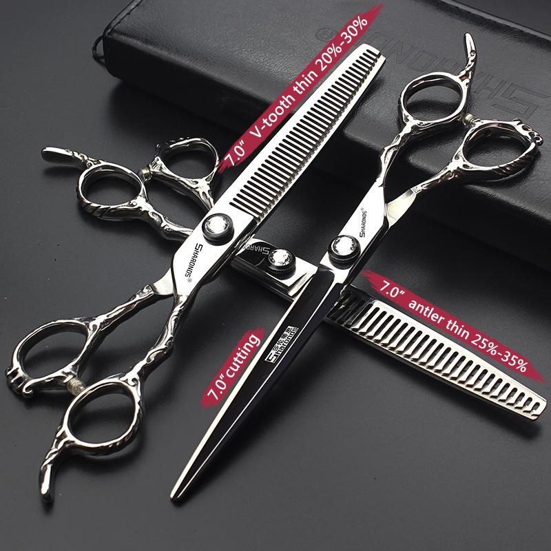 Hair Scissors Professional Hairdressing Genuine Salon Special Flat Thinning Barber Set