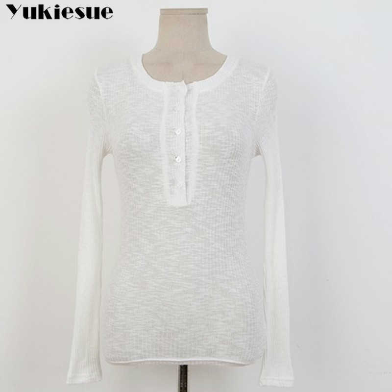 Nadafair sexy deep v neck long sleeve ruched women crop tops t-shirts fashion lace up slim elegant t shirts female t-shirt 210608