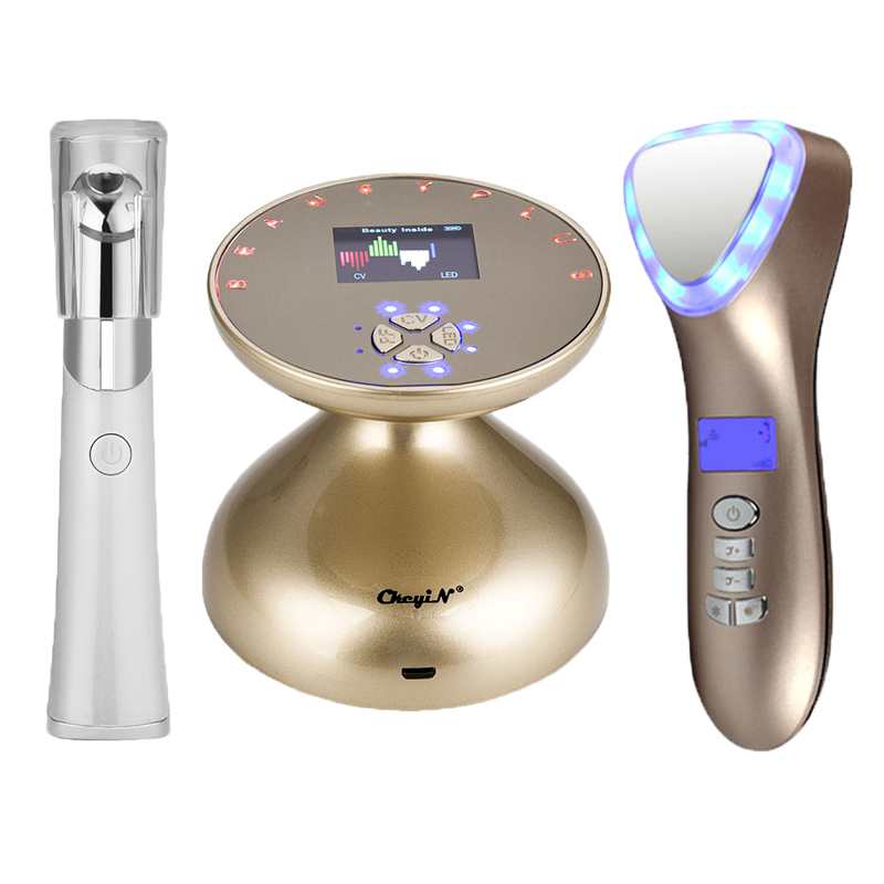 LED Photon Facial Slimmer Skin Tighten RF Ultrasonic Cavitation Body Slimming Massager Anti Age Electric Vibration Eye Massager
LED Photon Facial Slimmer Skin Tighten RF Ultrasonic Cavitation Body Slimming Massager Anti Age Electric Vibration Eye Massager