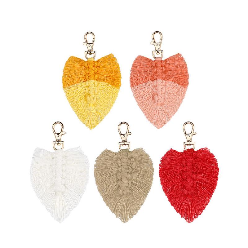 Keychains Bohemian Hand Woven Macrame Key Hains National Style Creative Leaf Bag Tassel Pendant Women Fashion Trend Accessories Jewelry
Keychains Bohemian Hand Woven Macrame Key Hains National Style Creative Leaf Bag Tassel Pendant Women Fashion Trend Accessories Jewelry