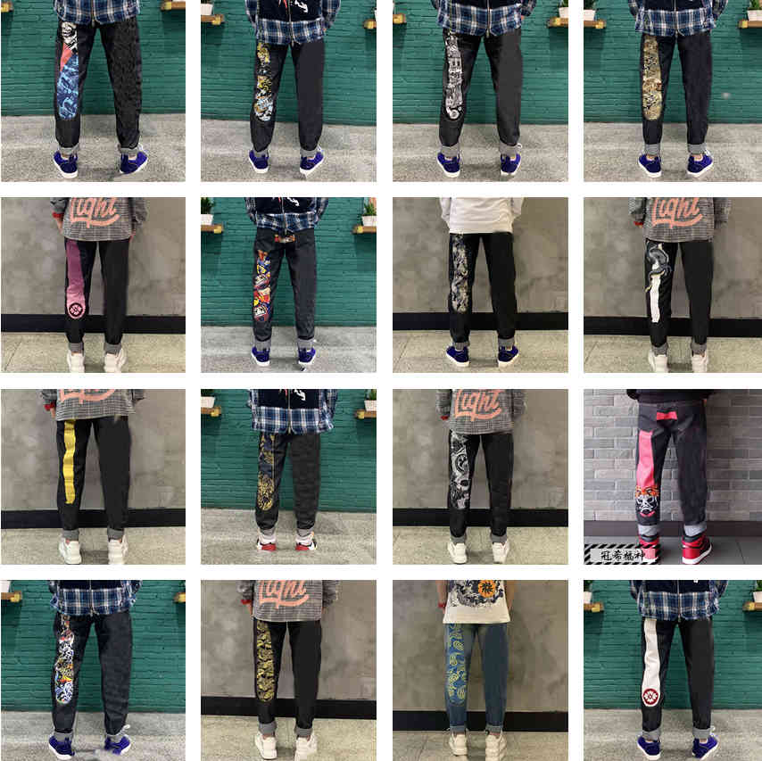 2021 latest designer jean men's slim fit straight tube loose middle waist holed jeans pants retro 21 color men and women, Blue
2021 latest designer jean men's slim fit straight tube loose middle waist holed jeans pants retro 21 color men and women, Blue