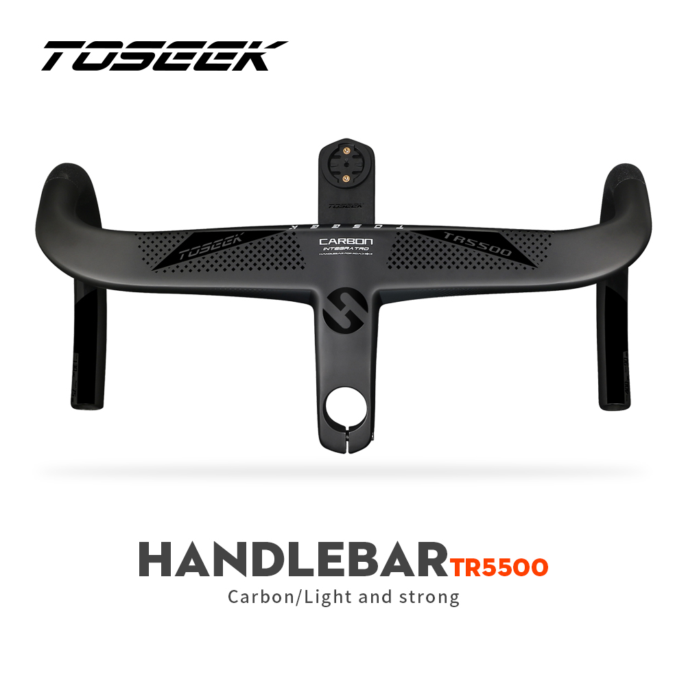TOSEEK TR5500 Bicycle Handlebar T800Carbon Handlebar Integrated Road 28.6mm Integrated Road handlebar With Bike Computer Holder
TOSEEK TR5500 Bicycle Handlebar T800Carbon Handlebar Integrated Road 28.6mm Integrated Road handlebar With Bike Computer Holder