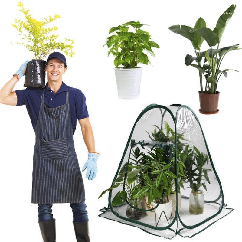Planters & Pots Greenhouse Tent Flower House Gardening Backyard Foldable No Assembly Plant Protection Cover For Outdoors Indoor Tools