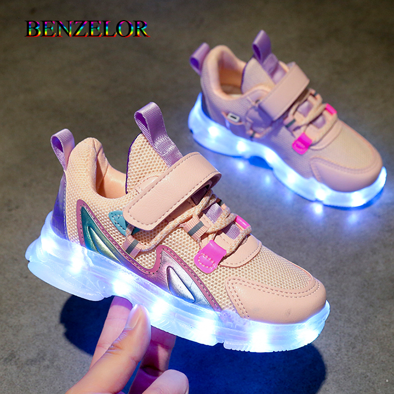 BENZELOR 2021 Girls Sneakers Led Shoes Kids Shoes Lighting Children Boys Light Up Luminous Glowing Illuminated Lighted Footwear, White
BENZELOR 2021 Girls Sneakers Led Shoes Kids Shoes Lighting Children Boys Light Up Luminous Glowing Illuminated Lighted Footwear, White