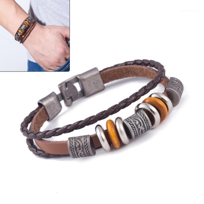 Vintage Daily Adjustable Fashion Charming Easy Wear Handmade Bead Decoration Weaved 21cm Men Bracelet Bangle
Vintage Daily Adjustable Fashion Charming Easy Wear Handmade Bead Decoration Weaved 21cm Men Bracelet Bangle