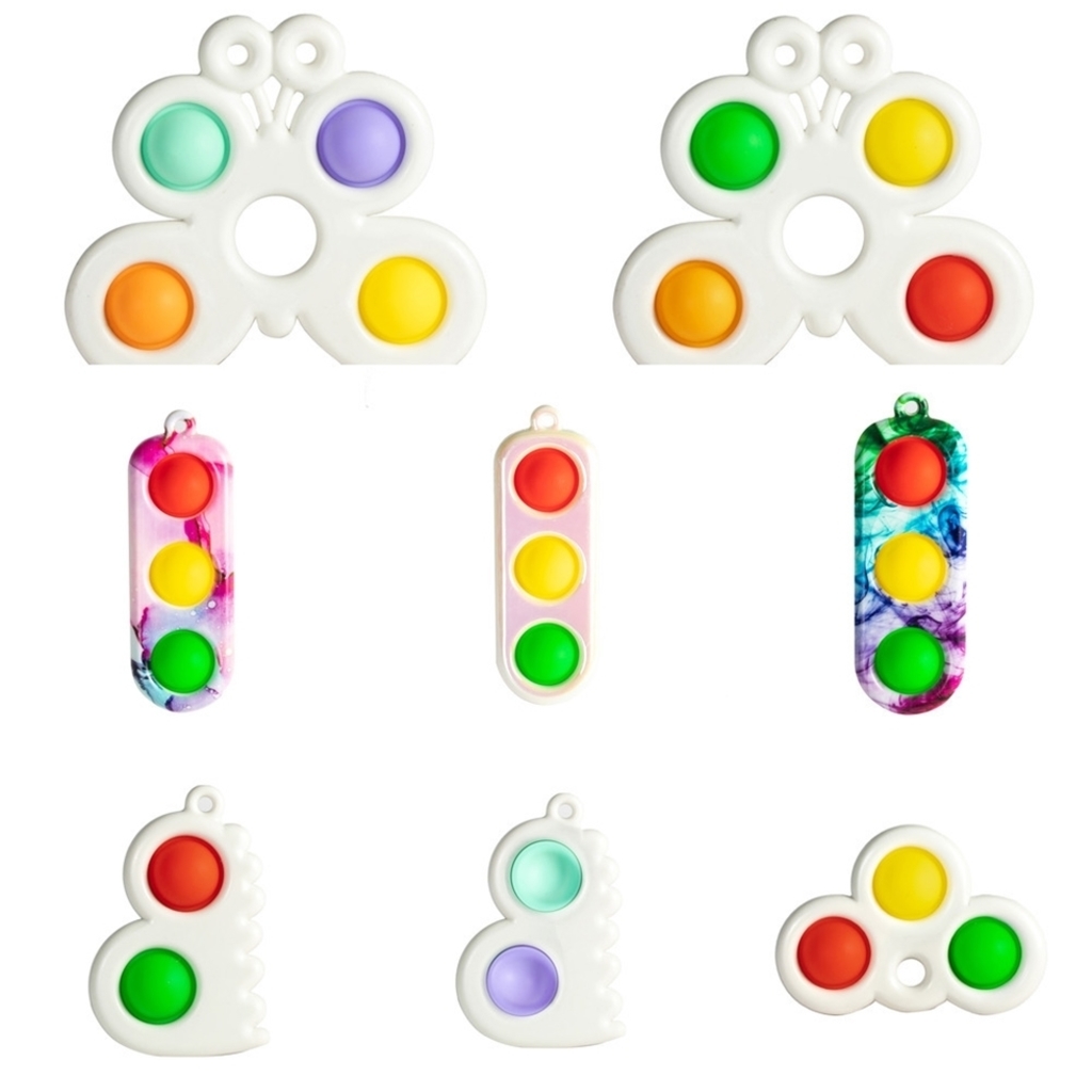 Push Pop Finger Bubble Poppers Sensory Toy Keychains Butterfly Fidget Pads Simple DimpToys Pendant Decompression Key Ring H48Y18K
Push Pop Finger Bubble Poppers Sensory Toy Keychains Butterfly Fidget Pads Simple DimpToys Pendant Decompression Key Ring H48Y18K