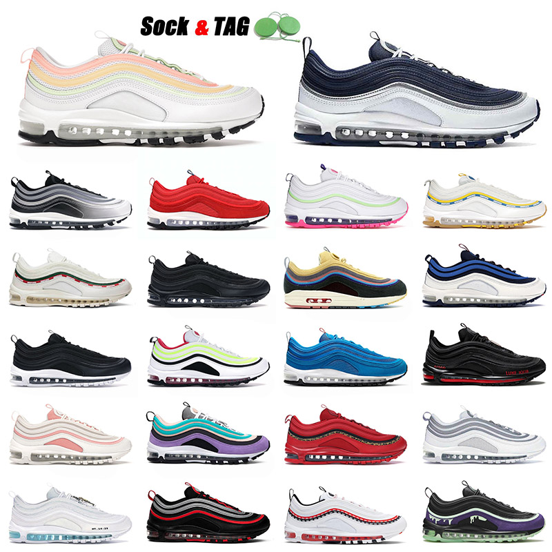 97 Mens Women Sports Running Shoes Melon Tint Cowboys Fan Satan 97s MSCFH Jesus Triple White ALL Black Trainers Sneakers EUR 36-45, D20 undefeated-black 36-46
97 Mens Women Sports Running Shoes Melon Tint Cowboys Fan Satan 97s MSCFH Jesus Triple White ALL Black Trainers Sneakers EUR 36-45, D20 undefeated-black 36-46