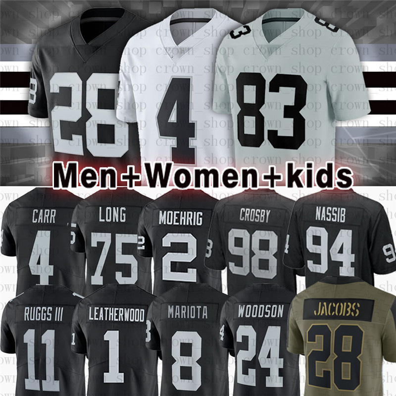 28 Josh Jacobs 4 Derek Carr Football Jerseys Darren Waller Henry Ruggs III Maxx Crosby 13 Hunter Renfrow 94 Carl Nassib 24 CHARLES WOODSON J, Black;red
28 Josh Jacobs 4 Derek Carr Football Jerseys Darren Waller Henry Ruggs III Maxx Crosby 13 Hunter Renfrow 94 Carl Nassib 24 CHARLES WOODSON J, Black;red