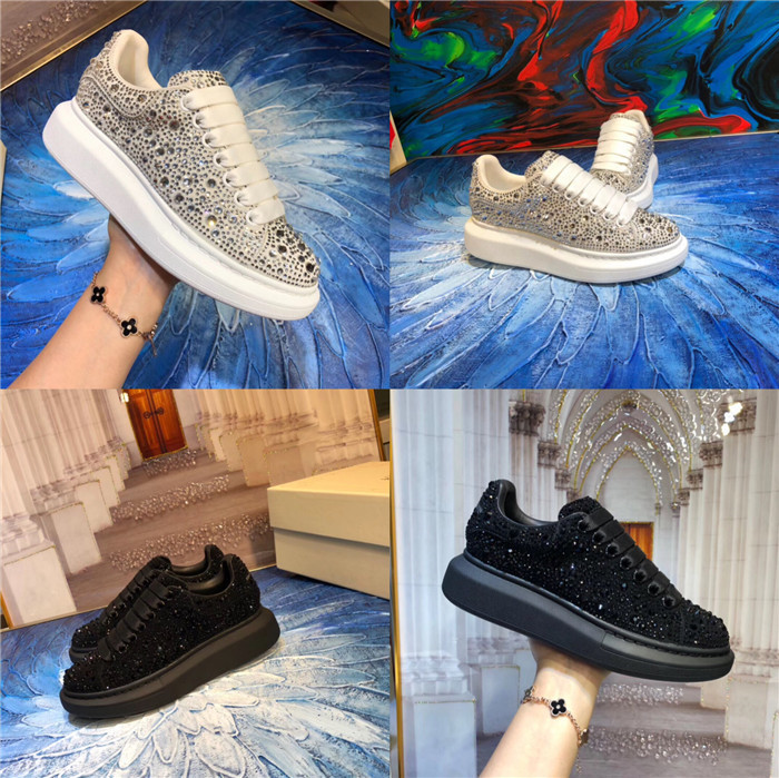 Fully drilled designer casual sneakers Girls Skate Shoes Women Sports Shoe Man Sneaker Lace-up leather shaking Advanced customization Senior platform rhinestones, With box
Fully drilled designer casual sneakers Girls Skate Shoes Women Sports Shoe Man Sneaker Lace-up leather shaking Advanced customization Senior platform rhinestones, With box